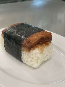 Teri glazed Tofu Musubi
